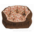 Flower shape fabric dog bed pet beds